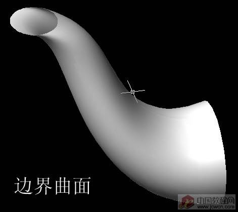 CAD：用邊界曲面制作茶壺口（圖一）