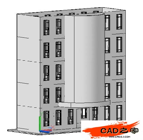 AutoCAD 2011新功能教程：曲面命令創建樓房_中國教程網