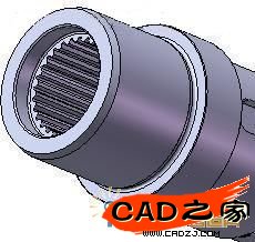 成形后傳動軸模型