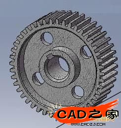 為基于二次開發(fā)技術(shù)得到的直齒輪