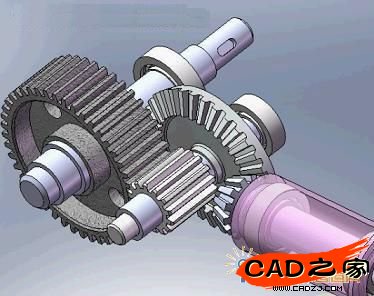 減速箱內(nèi)部傳動結(jié)構(gòu)原理圖