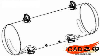 罐體與枕梁上蓋板、牽引梁上蓋板的裝配圖