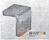 圖2 COSMOSXpress的應(yīng)力分布圖