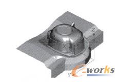 圖3注射模的高速數控加工仿真示意圖