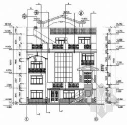 某四層別墅建施結施圖紙的縮略圖