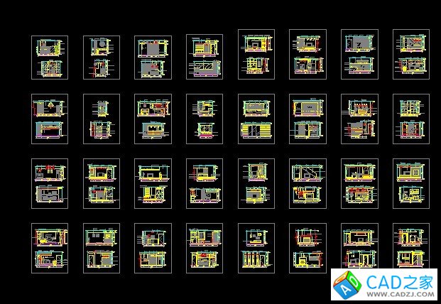 AucoCAD客廳立面圖免費下載