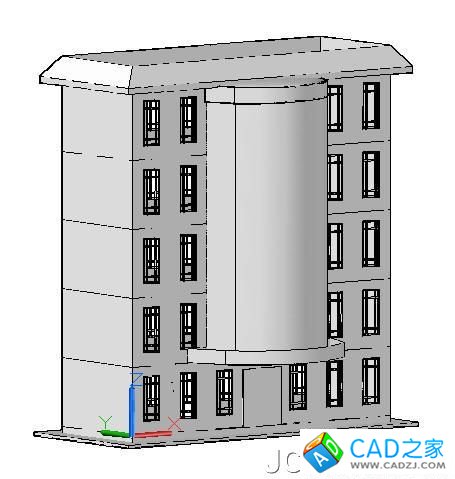 AutoCAD2011曲面命令創建樓房_天極設計在線整理
