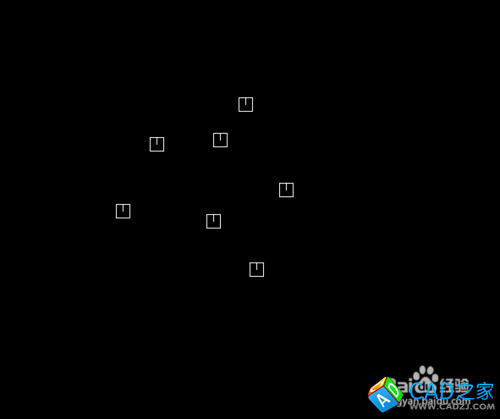 CAD中怎么畫出不同的點樣式