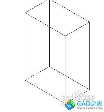 如何用cad快速畫長方體