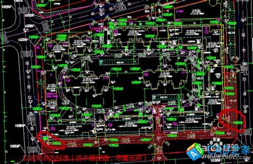 讓CAD圖紙中的坐標和大地坐標吻合(測量必備)