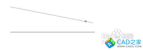 cad如何快速找出兩條不平行線段的交點并連線