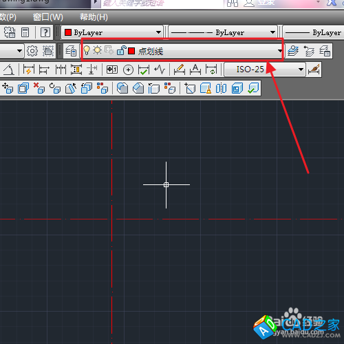 cad如何畫點劃線