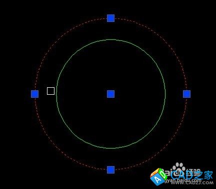 CAD怎么畫同心圓？