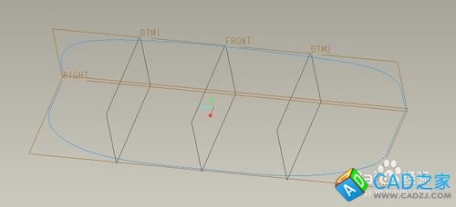 proe5.0實例教程小度WIFI：[1]構造輪廓線