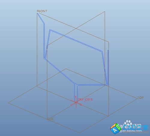 Proe5.0導(dǎo)出草繪以及使用外部草繪進行掃描