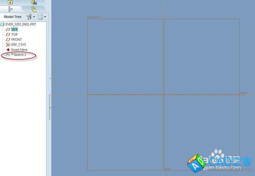 Proe5.0導(dǎo)出草繪以及使用外部草繪進行掃描