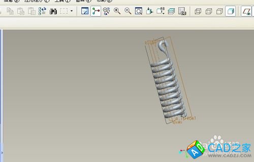 如何用proe畫彈簧