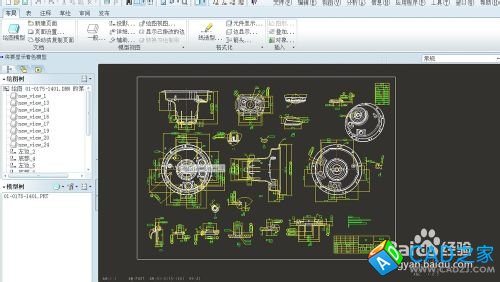 proe5.0工程圖教程：[1]導入三視圖