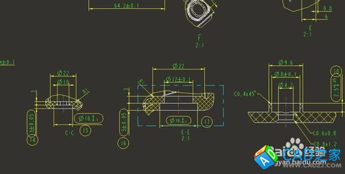proe5.0工程圖教程：[4]怎么標注尺寸