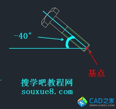 CAD教程：AutoCAD2013旋轉(zhuǎn)對象功能詳解