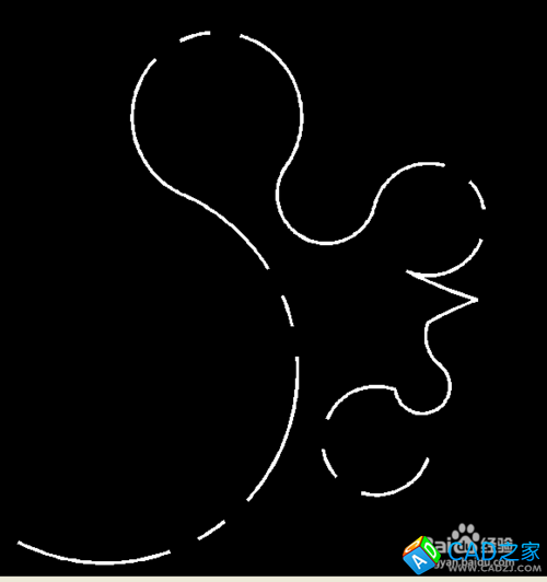 如何用cad點畫線繪制地圖輪廓