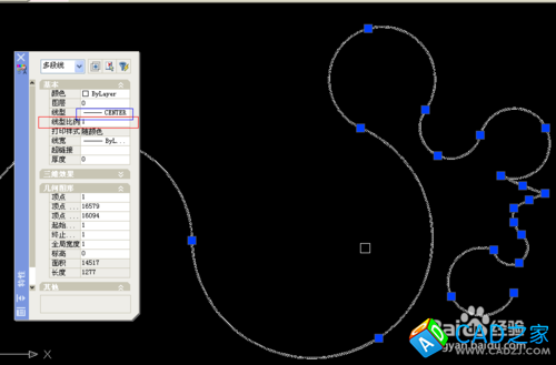 如何用cad點畫線繪制地圖輪廓