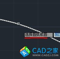 cad教程之標注命令：[6]折彎標注