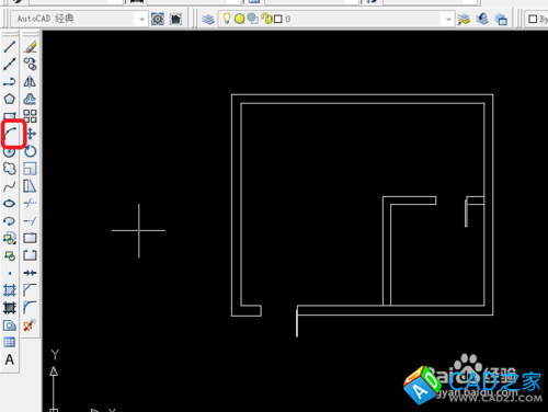 cad 2008自學(xué)教程：[4]cad房間門怎么畫