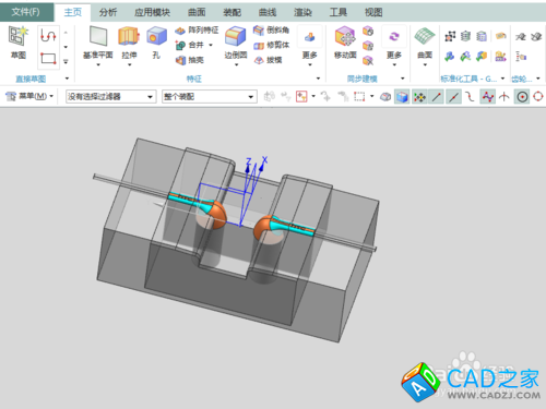 如何更改UG中放大縮小圖形的操作方向