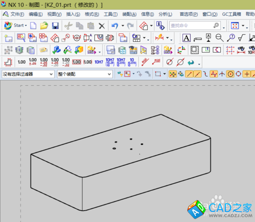 UG10.0教程：[6]制圖下圓角不顯示的解決技巧