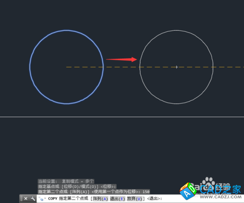 CAD教程：[26]CAD2015內、外切六邊形的差別