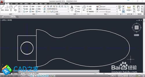 如何用CAD繪制手柄