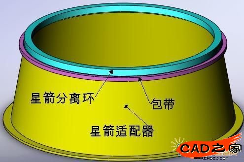 分離環與適配器裝配示意圖