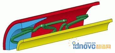 支架、狹窄血管和球囊耦合簡化模型