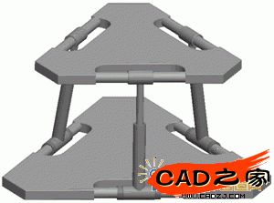三支鏈并聯(lián)機構(gòu)模型