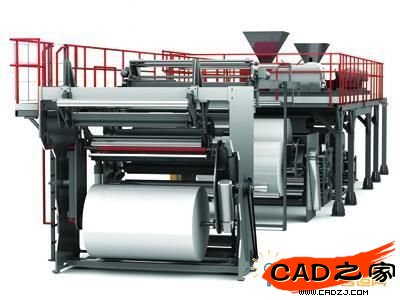用Autodesk Inventor渲染的大型包裝機械