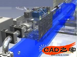 水閘的三維設計圖