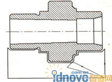 外輪廓加工走刀路線