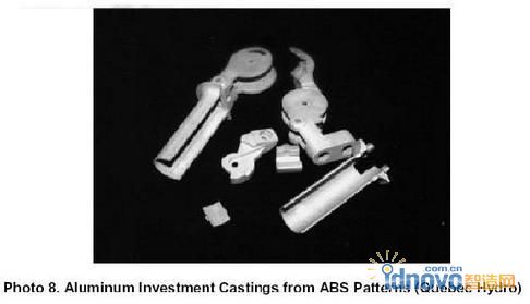 用ABS熔模鑄造得到的鋁合金件