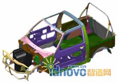 車框的PowerSHAPE模型