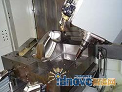 5 軸加工用于加工汽車后視鏡模具硬質(zhì)型芯