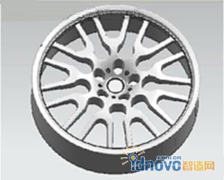 圖2 輪轂三維造型