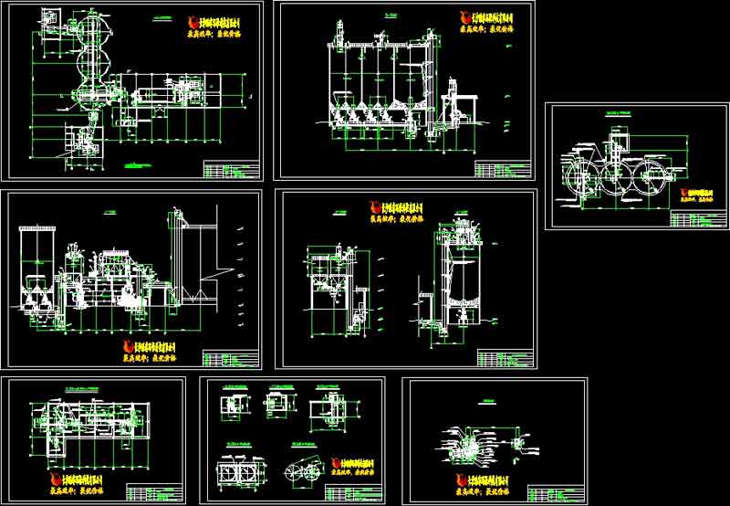 Φ3.2m開流磨_100萬噸水泥粉磨全套工藝流程圖(8張)3