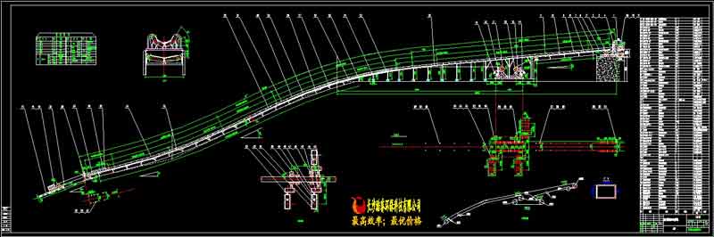 B1m_24.5度300t／h皮帶輸送機詳圖
